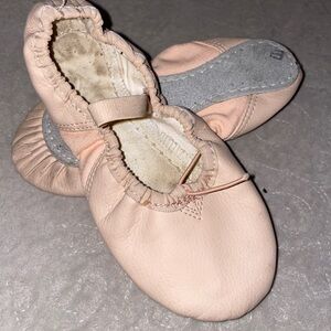 Vagabond Nude Leather Ballet Flats